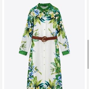 BELTED SHIRT DRESS